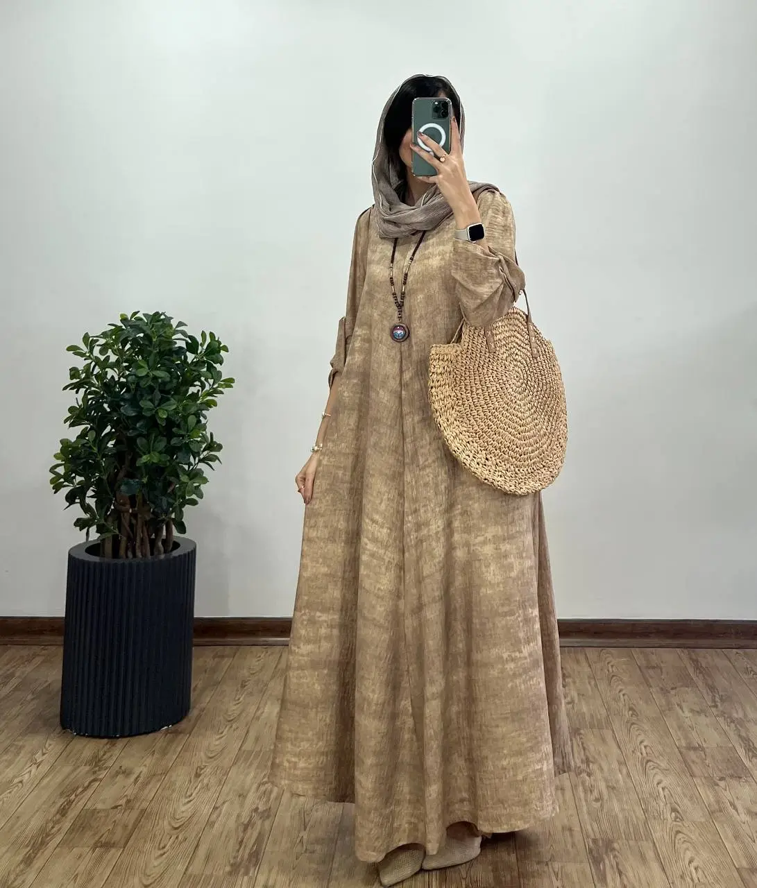 پیراهن مانتویی بلند سوپر کلوش فریال